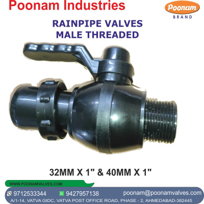 RAINPIPE MALE THREADED VALVE