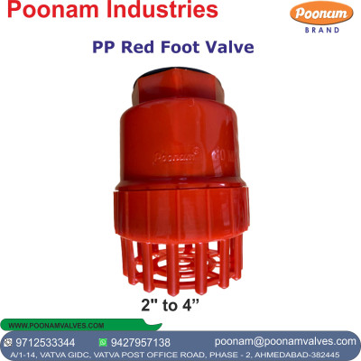 PP Red Foot Valves