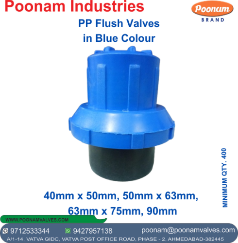 BLUE COLOUR FLUSH VALVE in Ahmedabad