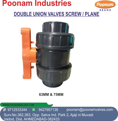 RPVC Double Union Valve